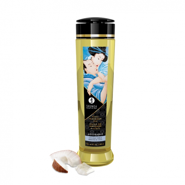 SHUNGA MASSAGEÖL ADORABLE (Coconut Thrills)