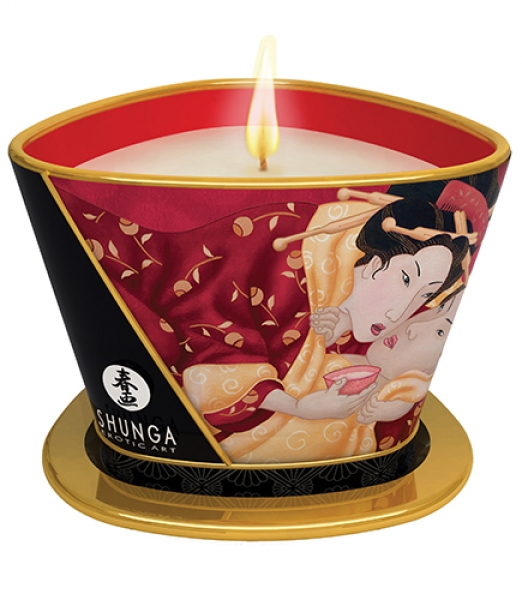 SHUNGA MASSAGEKERZE ERDBEERSEK 170 ML